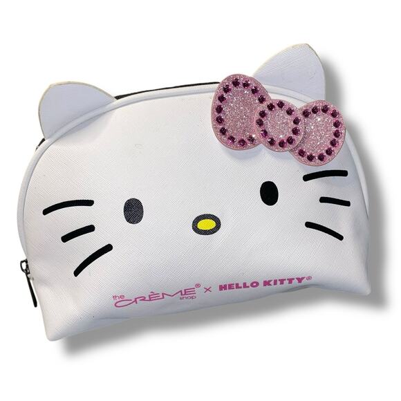 Hello Kitty Creme Shop Makeup Cosmetic Bag Cosmetic Toiletry Travel Gym Holiday - Picture 3 of 12
